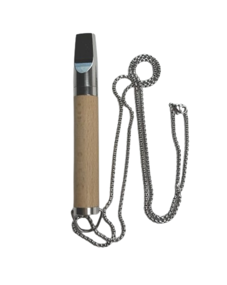 Inhalateur VAPOLIO™ Pendentif Noyer - Avec Chaîne